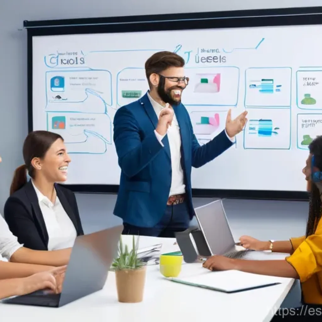 리모트 퍼스트 조직의 성과 피드백 시스템 구축 - **Prompt 1: Dynamic Continuous Feedback Session**
    "A vibrant and diverse remote team engaged in ...