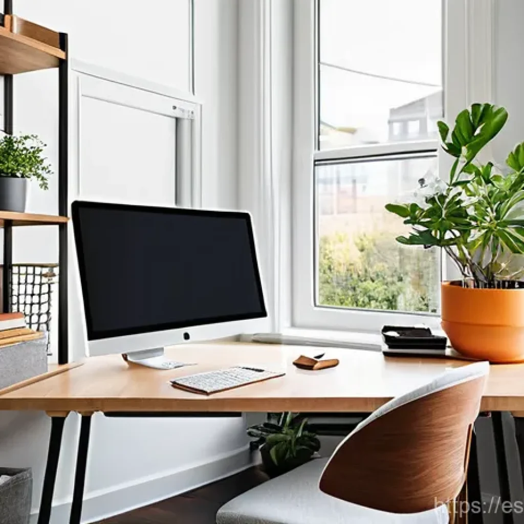 리모트 퍼스트 조직의 디지털 트랜스포메이션 - **Prompt 1: The Personalized, Ergonomic Home Office for Focused Productivity**
    A bright, modern ...